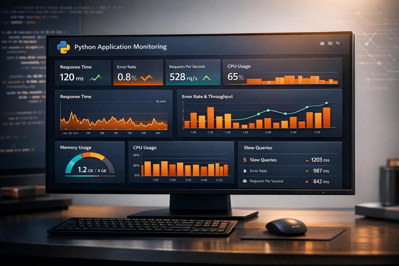 Real-Time Performance Monitoring for Python Applications