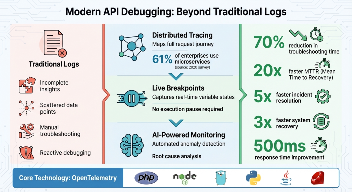 Traditional Logging vs Modern API Debugging Methods Comparison