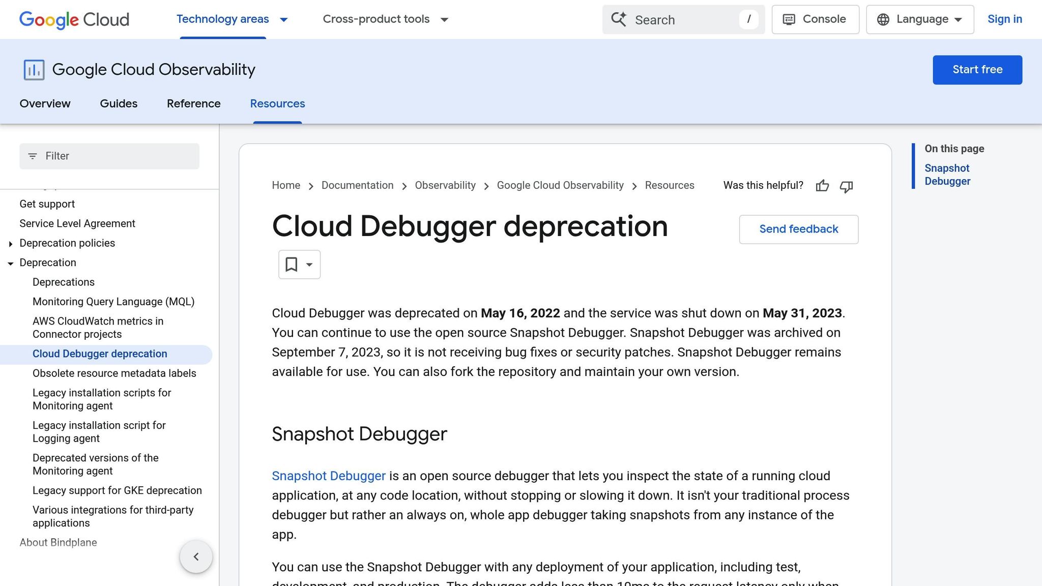 Google Cloud Debugger
