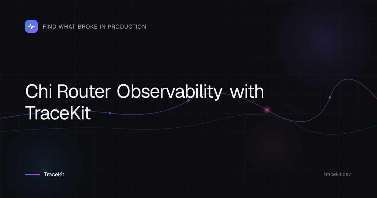 Chi Router Observability with TraceKit | Tracekit